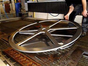 découpe couronne aluminium